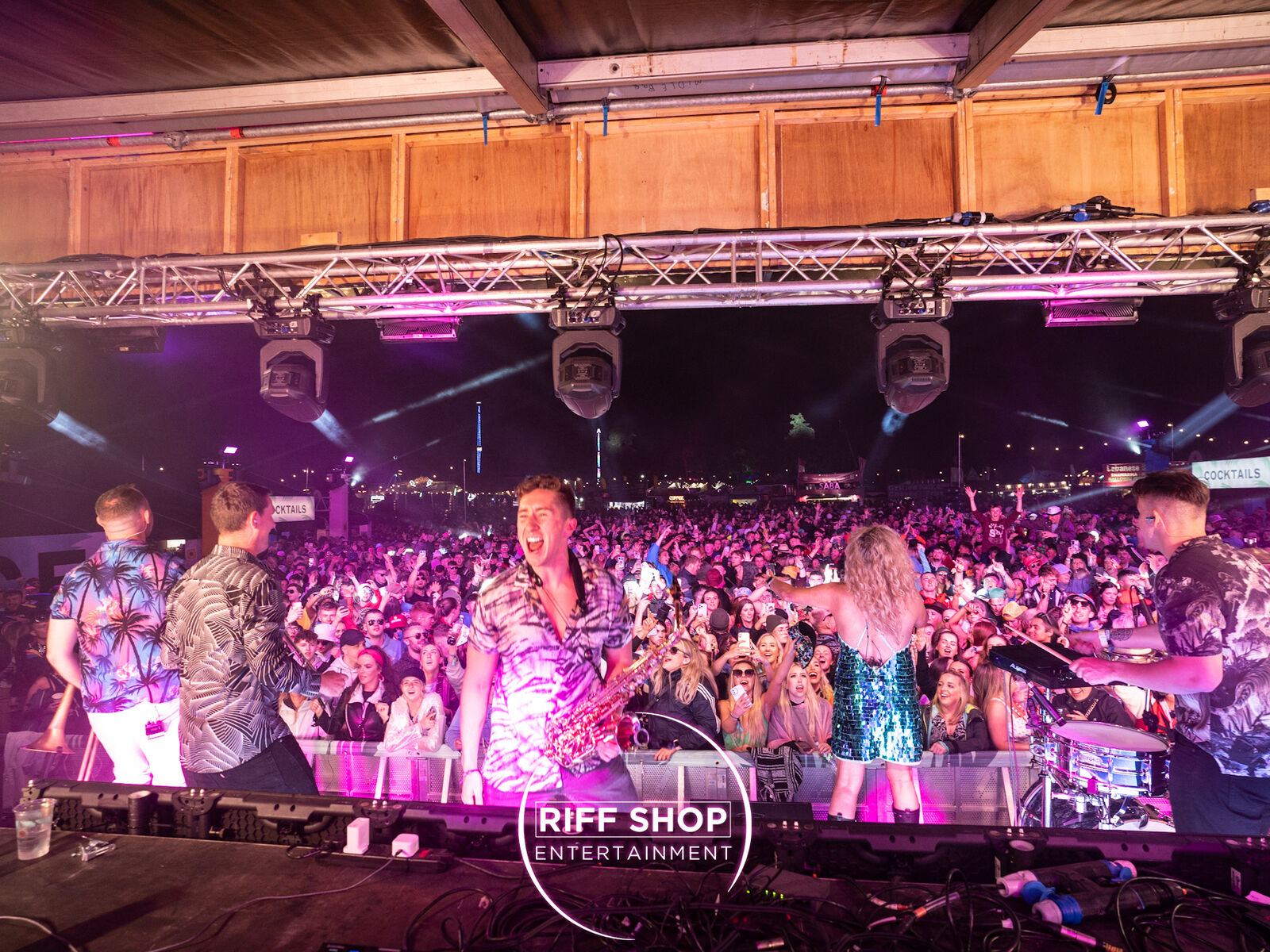 Drop The Pressure performing live
